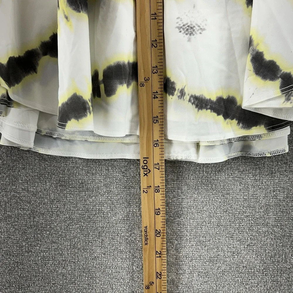 Lululemon Court Rival RH Skirt Skort Long Women Sz 10 Transverse Yellow NEW $88